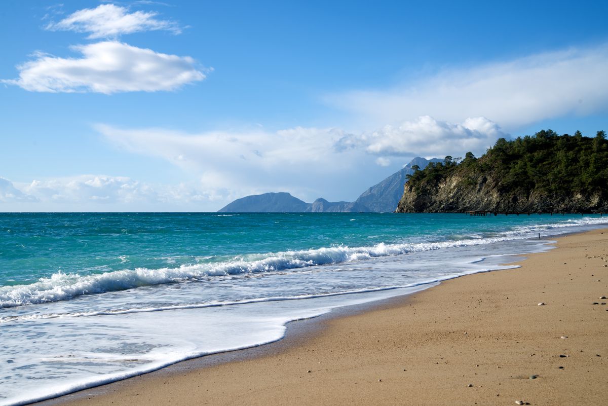 Strand in Tekirova, Turkey