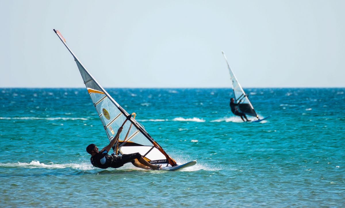 planche à voile  en Normandie