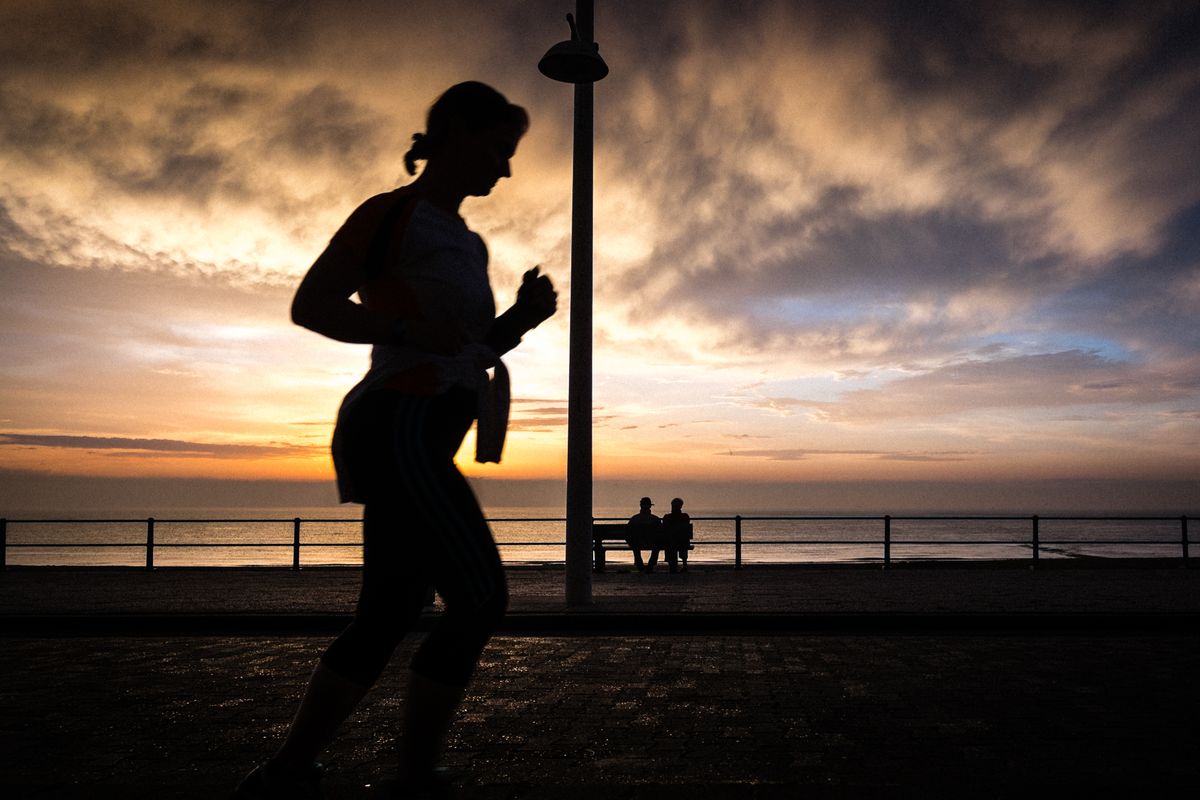 running silhouette