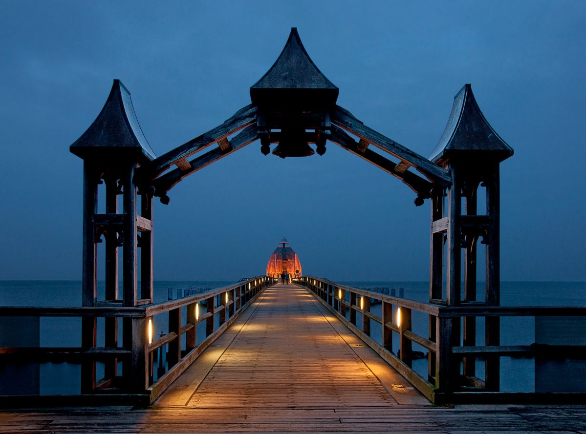 Seebrücke an der Ostsee