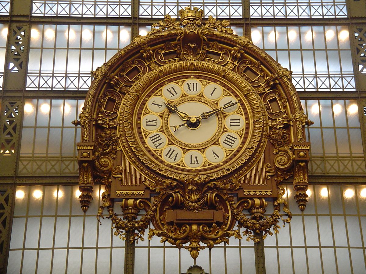 The clock at Musee d'Orsay in Paris