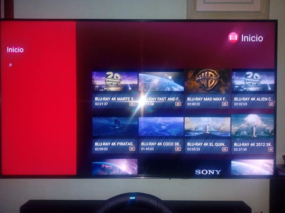 aplicacion de video ok tanto en pelis 4k y 1080 bluray