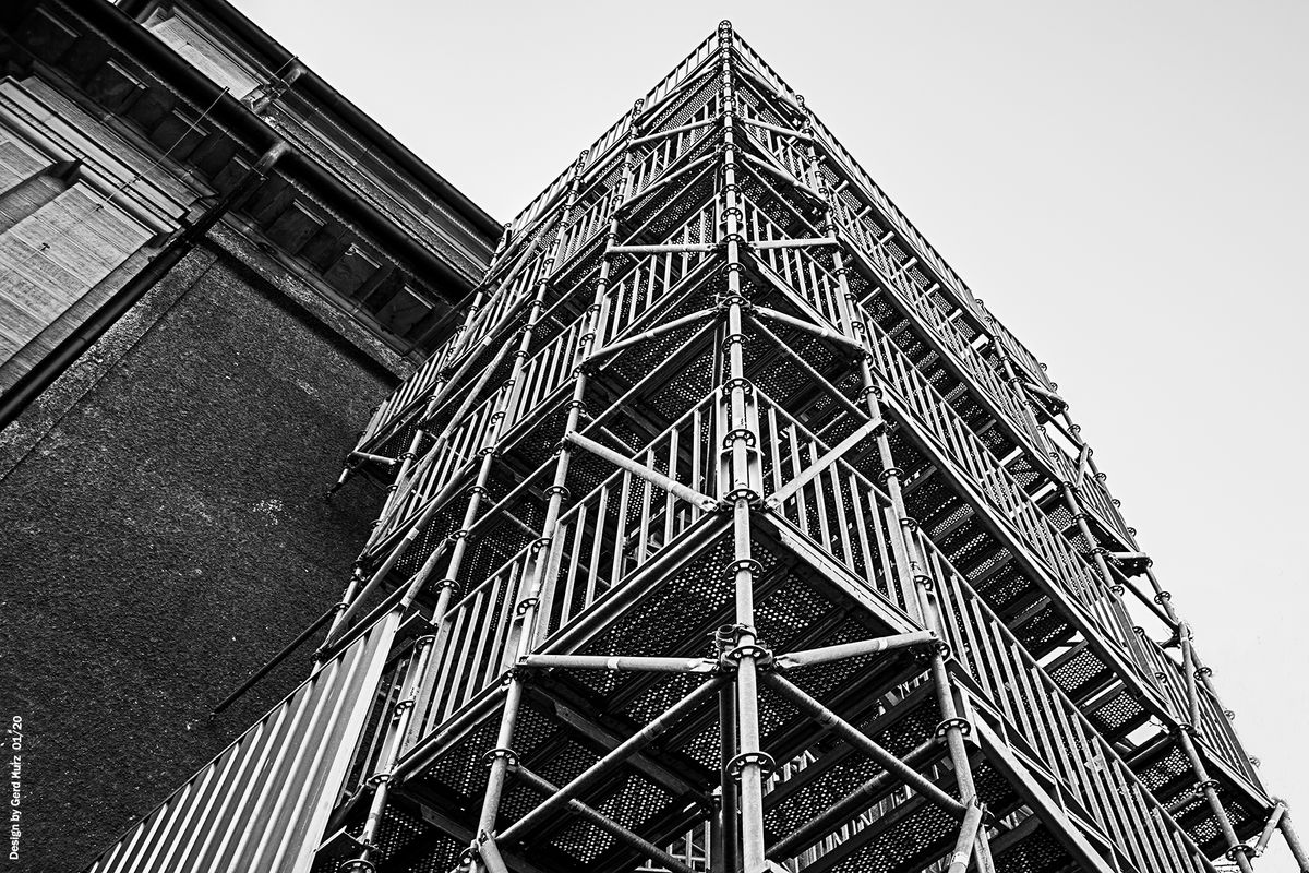 Feuernottreppe, Gymnasium Fürth