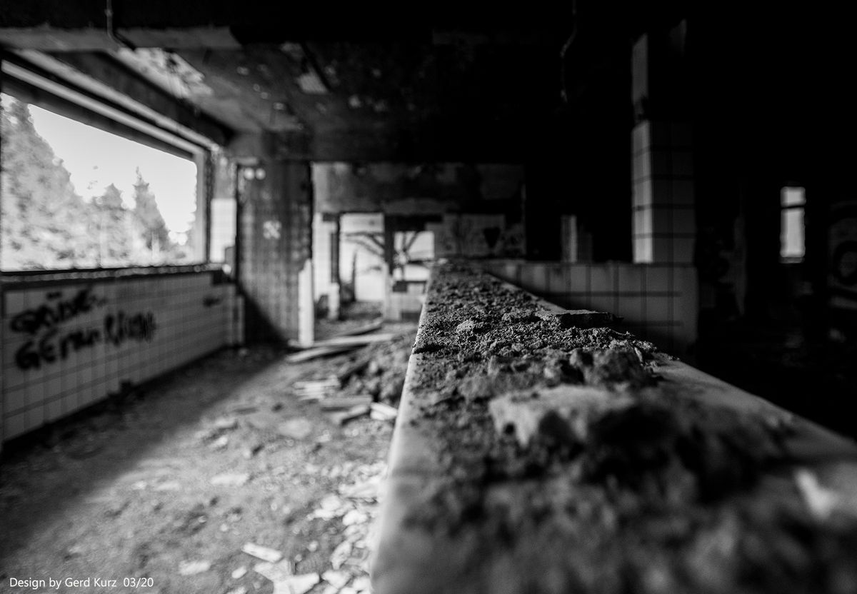 ..durch die Großküche. Letztes Foto dieser Serie.