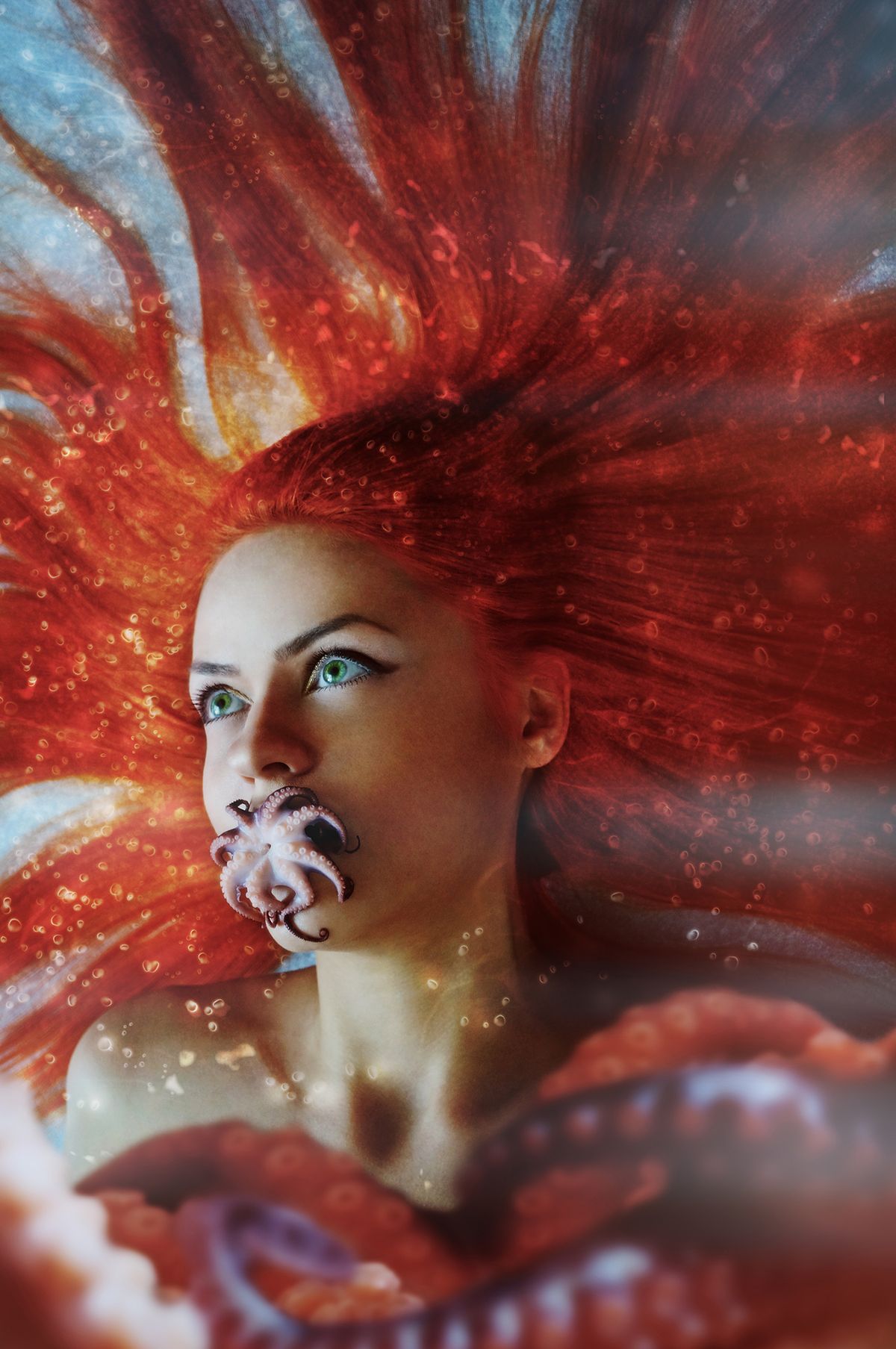 "But I must be paid also," said the witch, "and it is not a trifle that I ask. You have the sweetest voice of any who dwell here in the depths of the sea, and you believe that you will be able to charm the prince with it also, but this voice you must give to me; the best thing you possess will I have for the price of my draught... Put out your little tongue that I may cut it off as my payment..." - "The Little Mermaid" by H.C.Andersen.