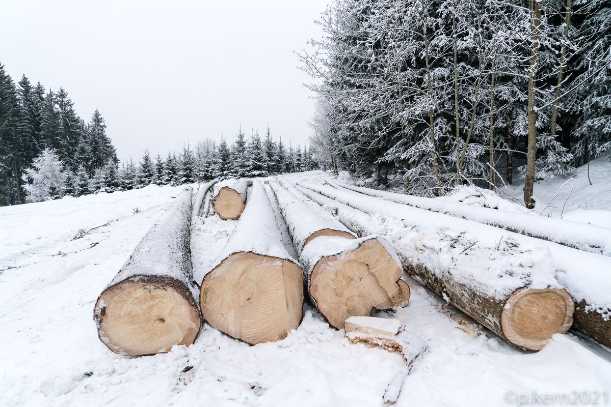 Bereit für den Transport ins Tal