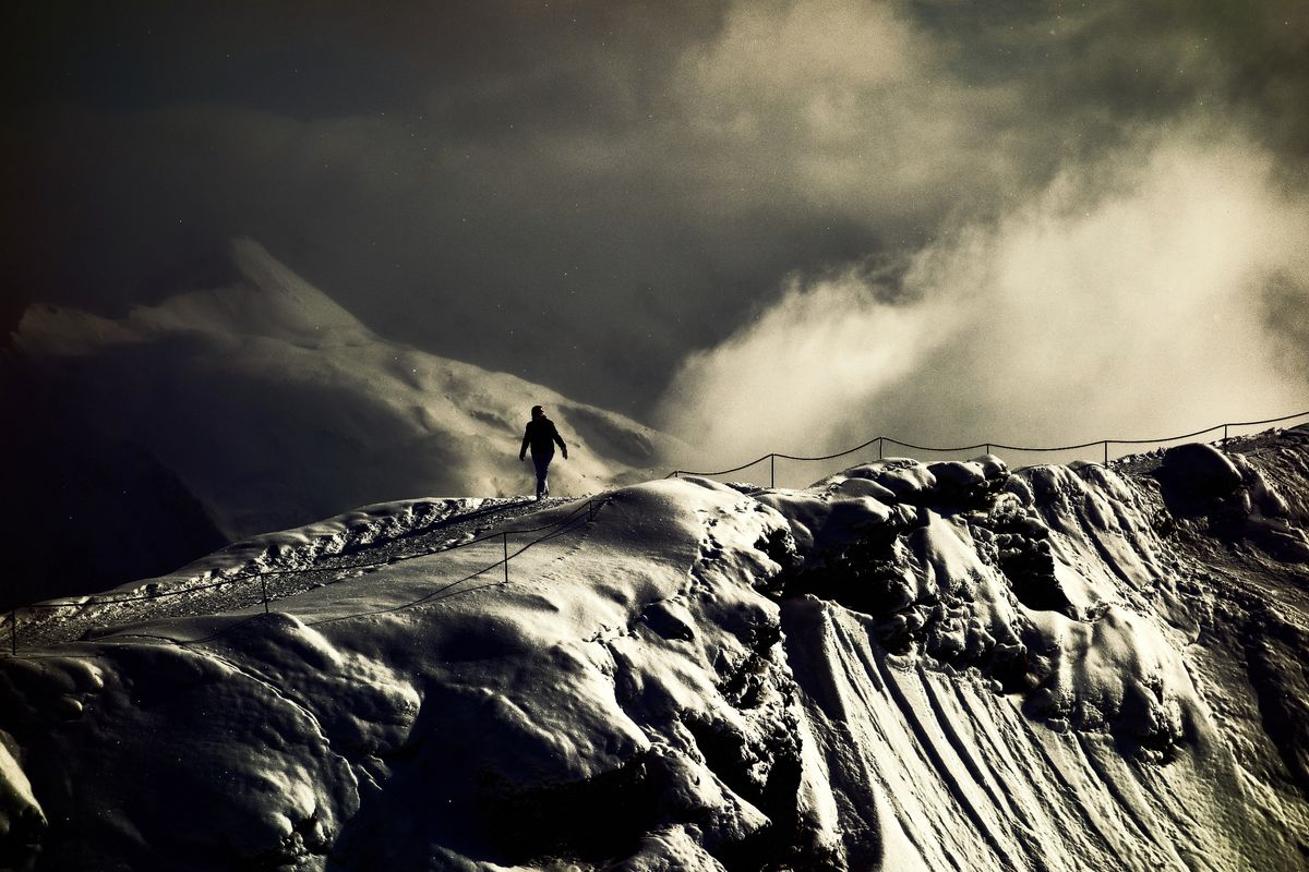 On the top of the world. The picture is taken in Austria - Bad Gastein mountain with sony RX 100