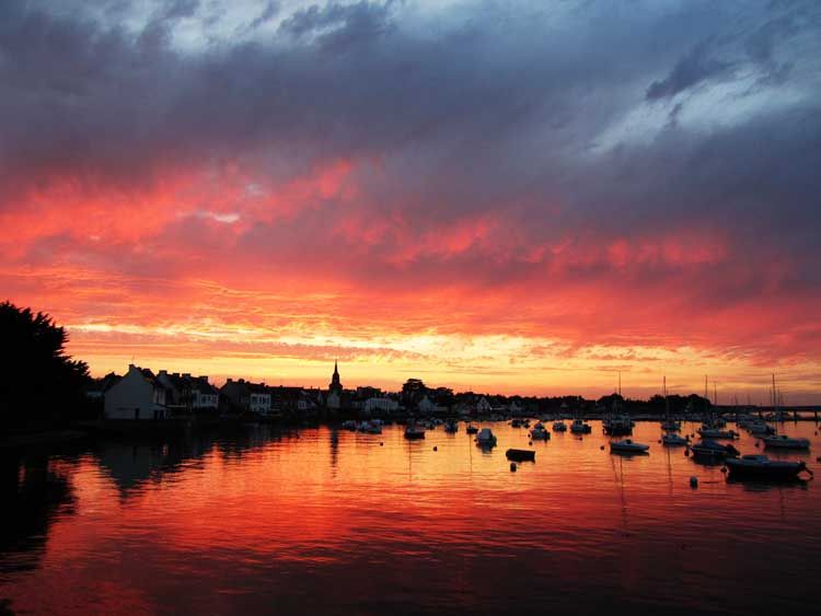 Coucher de soleil  Golfe Du Morbihan 